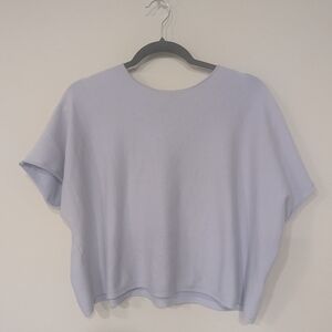 Splendid Light Lavender Boxy Crop Top